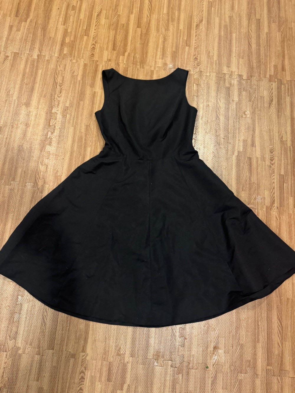 Isaac Mizrahi Black Sleeveless Fit-and-Flare Midi Dress